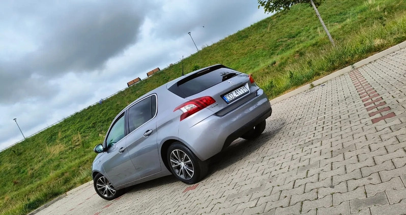 Peugeot 308 cena 28990 przebieg: 163200, rok produkcji 2015 z Kazimierza Wielka małe 326